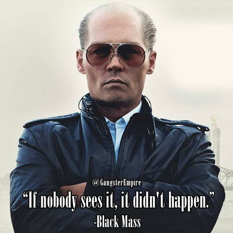 Johnny Depp as Whitey Bulger in Black Mass 🎬⠀  .⠀⠀  .⠀⠀  .⠀⠀  .⠀⠀  #blackmass #johnnydepp #whiteybulger #mafia #mademan #wiseguys #gangsters #gangster #gangstermovies #mobster #mob Black Mass Movie, Johnny Depp Glasses, Mass Movie, Donnie Brasco, Barnabas Collins, Gangster Quotes, Mafia Gangster, Joel Edgerton, Black Mass