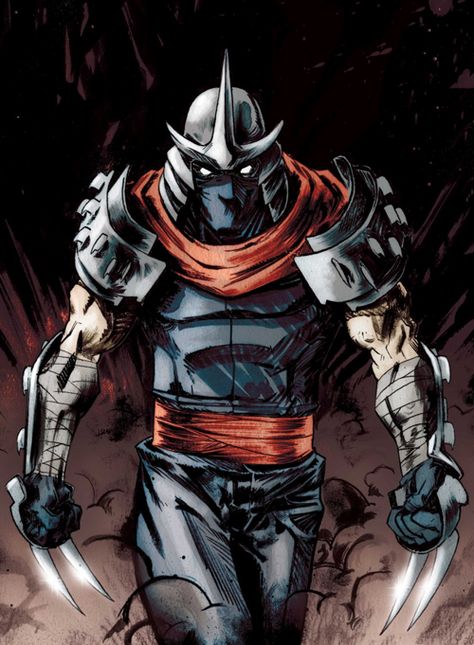 The Shredder(TMNT) Shredder Tmnt, Ninja Turtles Shredder, Tmnt Comics, Dragon Warrior, Ninja Turtles Artwork, Tmnt Art, Ninja Turtles Art, 80s Cartoons, Detective Comics