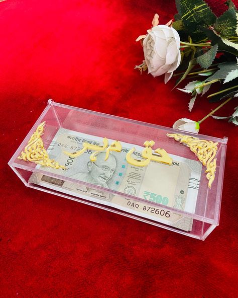 Haq Meher box Customised your beautiful Haq Meher box, a gift of promise, wrapped in devotion💓 Haq Meher , box , gift of love , nikah things , nikkah , wedding gifts , wedding boxes , wedding vibes , love ,new journey Nikah Bid Boxes Ideas, Nikah Pen And Mirror, Bid Boxes For Nikkah, Quran Box Wedding, Resin Nikkah Tray, New Journey, Wedding Boxes, Wedding Gifts, Gifts