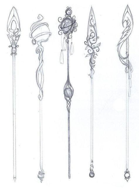 Spear Sketch, Spear Poses Drawing Reference, Spear Designs Art, Spear Drawing, Bow Poses, Fantasy Props, Drawing Stuff, Concept Art Drawing, Body Poses