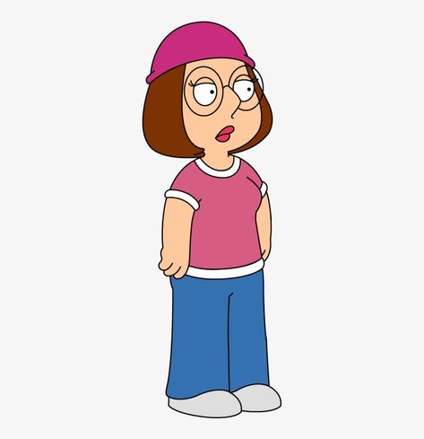 Meg Family Guy Costume, Family Guy Character Drawings, Meg Griffin Costume, Meg Griffin Fan Art, Cartoon Characters With Glasses, Family Guy Costumes, Family Guy Tattoo, Guy Embroidery, Meg Costume