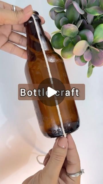 Jayshri Shekhawat on Instagram: "Glass Bottle Crafting | Transforming Ordinary into Extraordinary 
Full tutorial video on YouTube YouTube link given in bio ❤️

#diy 
#craft 
#jayshrishekhawat 
#homedecor 
#bestoutofwaste 
#bottlecraft 
#macrame
#jutecraft" Bottle Macrame Diy, Knots Diy, Jute Crafts, Best Out Of Waste, Youtube Youtube, Youtube Link, Macrame Knots, Tutorial Video, Diy Creative