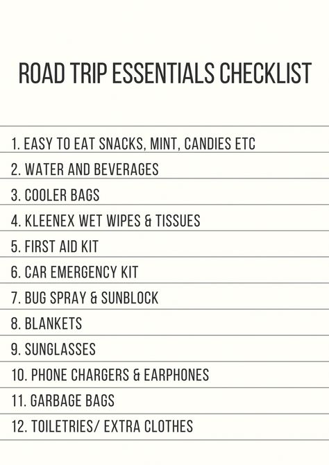 Field Trip Checklist, Field Trip Outfit, Trip Checklist, Road Trip Checklist, Road Trip Kit, School Trips, Essentials Checklist, Road Trip Packing List, Road Trip Activities