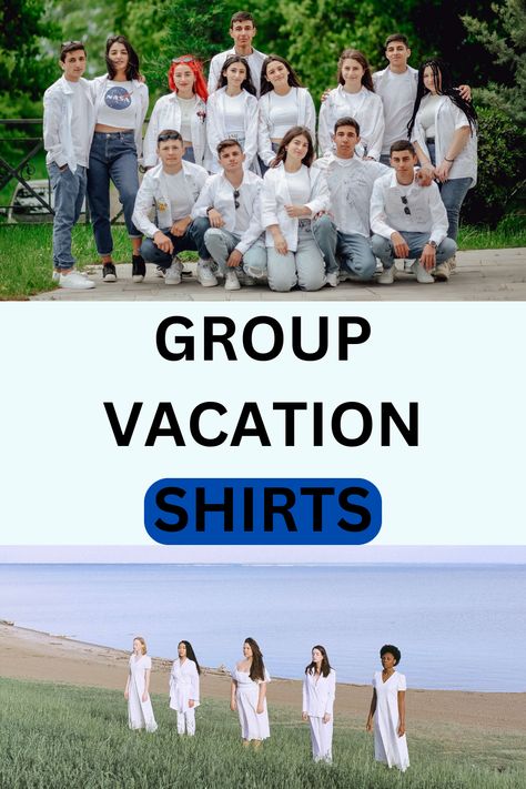 Group Vacation Shirts group vacation shirts funny group vacation shirts friends group vacation shirts beach Vacation Tshirt Ideas, Funny Family Vacation Shirts, Vacation Shirt Ideas, Group Vacation Shirts, White Shirt Outfit, Funny Vacation Shirts, Group Vacation, Vacation Tshirts, Friend Vacation