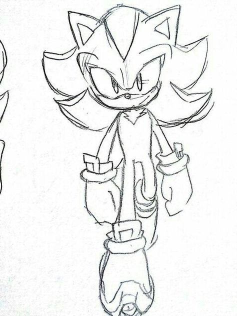 How To Draw Shadow, How To Draw Sonic, Hedgehog Drawing, Shadow Drawing, Hedgehog Art, Sonic And Shadow, Sonic Fan Art, Sonic Art, Shadow The Hedgehog