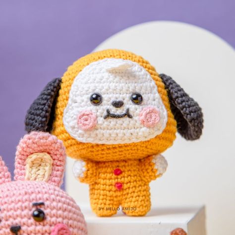 Chimmy Crochet Pattern, Crochet Bt21 Pattern, Bt21 Tejidos A Crochet, Bt21 Crochet Free Pattern, Crochet Chimmy, Bt21 Crochet Pattern, Bts Crochet Pattern, Bt21 Pattern, Amigurumi Bts