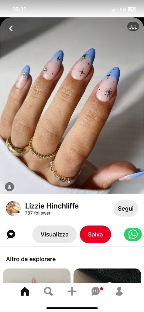 Funky French Tip Nail Designs, Funky French Tips, Funky French Nails, Blue Nail Inspo Acrylic, Funky French Tip Nails, French Tip Nail Designs, Blue Nail Designs, Blue Nail, French Tips