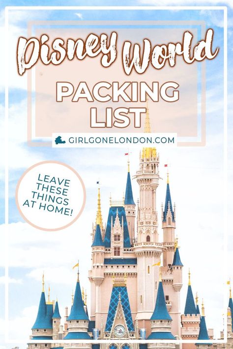 Disney World Packing List, Disney Packing List, Orlando Florida Disney, Disney Packing, Disney World For Adults, Packing List For Disney, Disney World Packing, Florida Holiday, Disney Adult