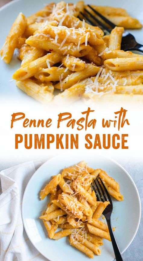 Pumpkin Pasta Sauce Recipe, Pasta With Pumpkin, Parm Pasta, Pasta Simple, Pumpkin Recipes Dinner, Pumpkin Pasta Sauce, Pasta Sauce Recipe, Mexican Quinoa, Pumpkin Recipes Healthy