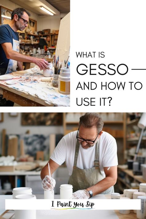 What Is Gesso? What Is Gesso Used For, Canvas For Painting, Being Used, Painting Ideas, How To Use, The Magic, Need To Know, How To Apply, Bring It On