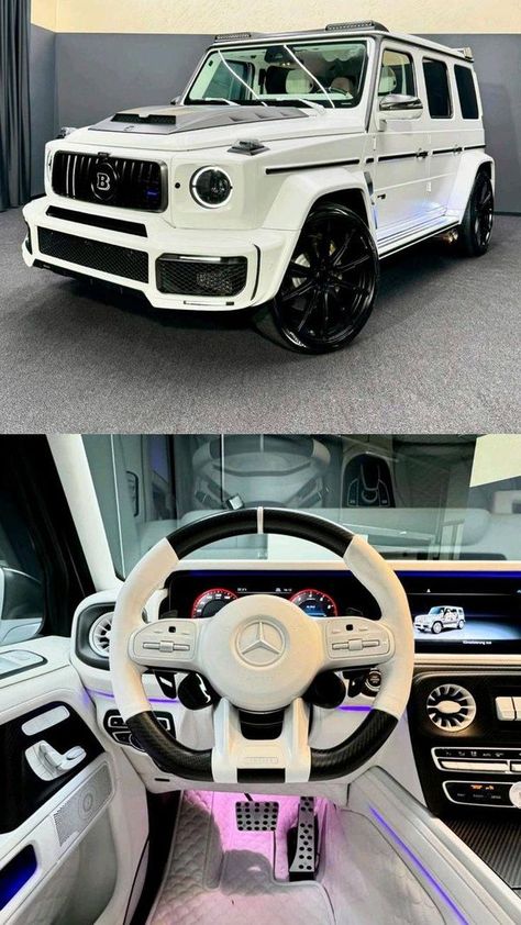 Mercedes G Wagon White, White G Wagon, Mercedes Brabus, Dream Cars Lamborghini, Benz Suv, Tmax Yamaha, Range Rover Supercharged, Mercedes Suv, Mercedes Benz Maybach