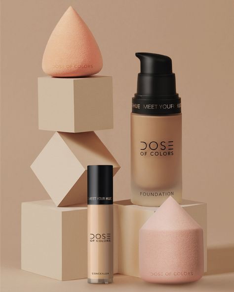 Dose Of Colors Foundation, Foundation Sponge, Dose Of Colors, Beauty Sale, Foundation Concealer, Makeup Skincare, Fashion Pictures, Beauty Brand, Concealer