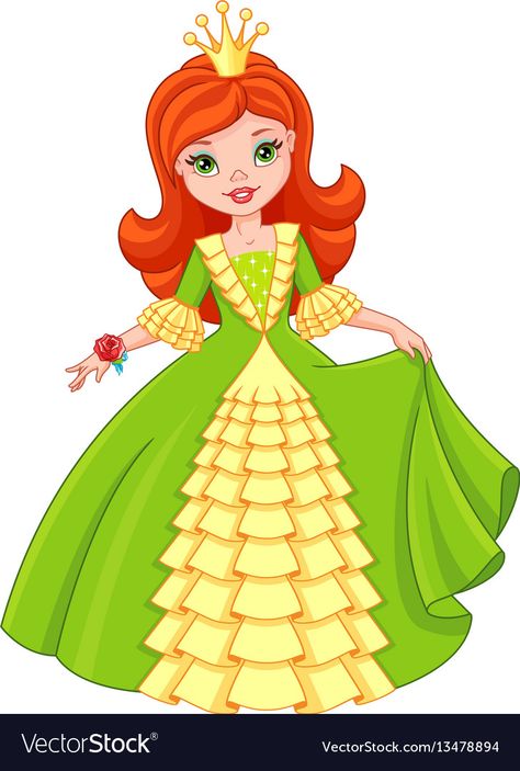 Little princess Royalty Free Vector Image - VectorStock Princess Vector, Paper Doll Costume, Picture Borders, Avengers Coloring Pages, Dress Vector, Pumpkin Vector, Drawing Lessons For Kids, Birthday Cake Topper Printable, Kids Background