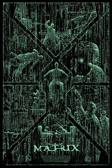 The Matrix - Kilian Eng ---- The Matrix Poster Art, Movie Posters Redesign, The Matrix Movie Poster, Matrix Poster Art, The Matrix Art, Matrix Movie Poster, The Matrix Poster, Matrix Poster, Scifi Poster