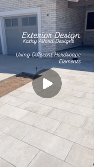 Alford's English Gardens on Instagram: "Mixing different hardscape elements can be tricky.. Patterns need to be subtle to blend together and cohesive on the color wheel. 
Belgard pavers set in acid washed concrete for the driveway. 
Belgard pavers for the walk and an accent of  acid washed concrete on the steps on the entrance." Washed Concrete, Belgard Pavers, English Gardens, The Color Wheel, The Walk, English Garden, Color Wheel, Driveway, Entrance