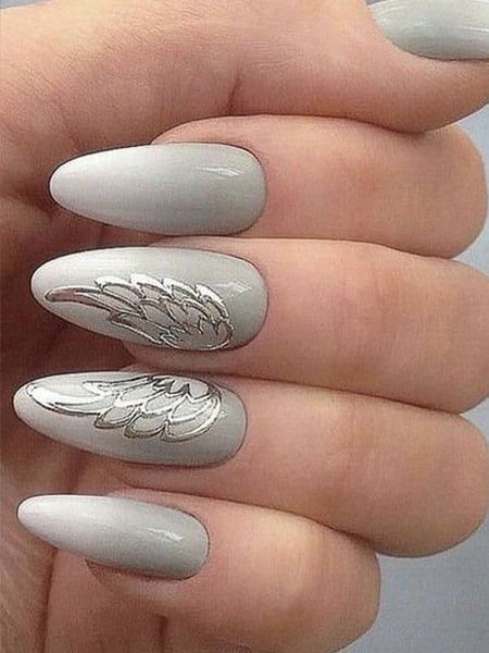 Halo Nails, Wedding Nail Art Design, Angel Nails, May Nails, Nail Art For Beginners, Nail Art Wedding, Minimalist Nails, Chic Nails, Manicure E Pedicure