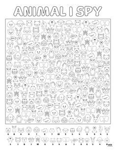 Help your little ones learn their animals or just have fun finding them with these 4 Animal I Spy printables. Print from home. 100% FREE! I Spy Pokemon, I Spy Animals Printable, Disney I Spy Printables, Alphabet I Spy Printable, I Spy Space Free Printable, I Spy, Free Printables, Animals