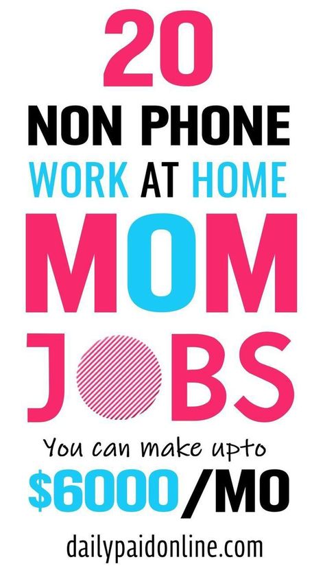 20 Non phone work at home mom jobs you can make up to $6000/month. Legit Work From Home Jobs No Experience, Work From Home Jobs Legitimate, Weekend Jobs, Sahm Jobs, Amazon Jobs, Work From Home Companies, Stay At Home Jobs, Night Jobs, Best Online Jobs