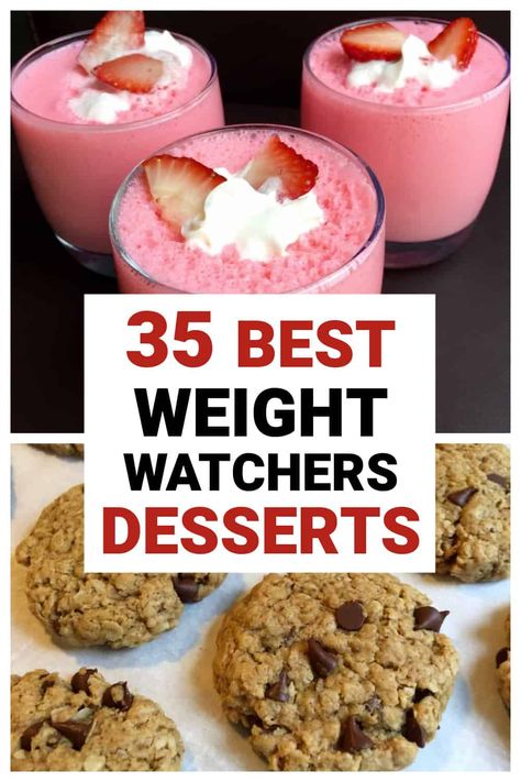 Collection of Best Weight Watchers Dessert Recipes with 3 SmartPoints or Less - cookies, tartlets, bites, s'mores, mini treats, ice cream and more #weightwatchers #dessert #recipes #smarpoints #low #healthy #ww Easy Ww Dessert Recipes, Zero Point Weight Watchers Desserts, Ww Ice Cream, Ww Deserts, Weight Watchers Ice Cream, Ww Desserts Easy Low Points, Weight Watcher Dessert Recipes, Ww Cookies Recipes, Weight Watchers Dessert