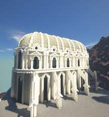 Minecraft White Castle Ideas, Minecraft Quartz Temple, Minecraft Quartz Build Ideas, Quartz Building Minecraft, Quartz Builds Minecraft, Minecraft Quartz Design, Minecraft Quartz Castle, White Castle Minecraft, White Minecraft House