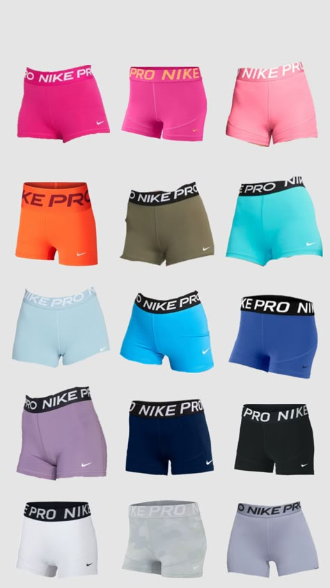 #nike #nikepro #nikefit #nikeoutfit #fitinspo #outfit #shorts Outfits With Nike Pros, Nike Pro Collection, Gymwear Outfits, Outfit Shorts, Cute Nike Outfits, Fitness Wear Outfits, Nike Pro Shorts, Gymnastics Outfits, Winter Fashion Outfits Casual