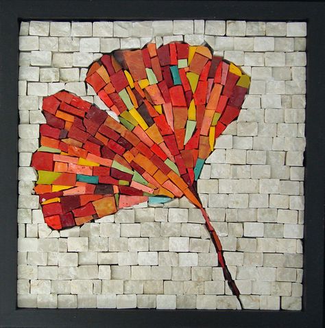 https://flic.kr/p/h1ctjq | Colors of the Fall | 10 inches x 10 inches Marble and Smalti 2011 Mosaic Art Diy, Mosaic Pots, Mosaic Inspiration, Mosaic Garden Art, Garden Paving, Roman Mosaic, Mosaic Art Projects, Mosaic Tile Art, Folk Art Flowers