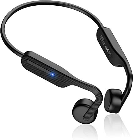 Amazon.com: Bone Conduction Headphones Open Ear Headphones Bluetooth 5.0 Sports Wireless Earphones with Built-in Mic, Sweat Resistant Headset for Running, Cycling, Hiking, Driving Supra Aural Headphones, Semi Open Headphones, Circumaural Headphones, Workout Headphones, Open Back Headphones, Bday Gifts, Headphones Bluetooth, Headphones Design, Sport Earphones