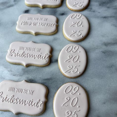 Very mauve, very demure, very mindful. . . . . #verydemure #cookies #sugarcookies #sugarcookiesofinstagram #dessert #desserts #fyp #food #foodphotography #feedfeed #baking #baker #bakery #baltimore #wedding #bridesmaid Bridesmaids Cookies, Cookies Will You Be My Bridesmaid, Cookies Bridesmaid Proposal, Bridesmaid Proposal Cookie Ideas, Bridal Party Proposal Cookies, Bridesmaid Cookie Proposal, Bridesmaid Proposal Cookies, Will You Be My Bridesmaid Bridesman Matron Of Honour Cookie, Bridesmaid Cookies