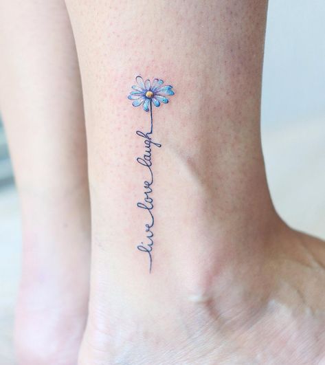 Small Daisies Tattoo, Innocence Tattoo, Chamomile Tattoo, Daisy Tattoo Ideas, Daisy Tattoo Meaning, Small Daisy Tattoo, Just Breathe Tattoo, Daisy Tattoo Designs, Insect Tattoo