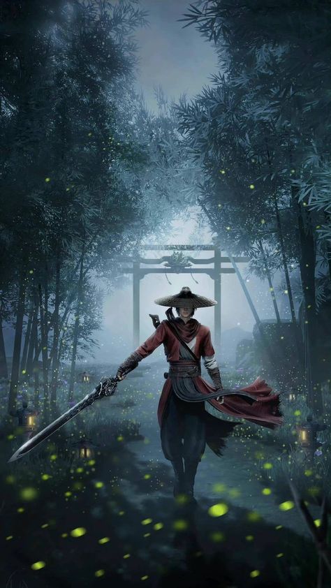 Horse Canvas Painting, Itachi Mangekyou Sharingan, Chinese Warrior, Dark Fantasy Artwork, Samurai Artwork, Cool Anime Backgrounds, Cartoon Character Pictures, Anime Warrior, Anime Dancer