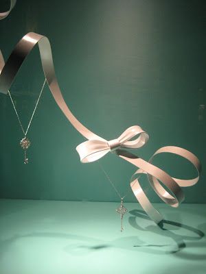 www.retailstorewindows.com: Tiffany, London Ribbon Window Display, Merchandising Retail, Window Display Retail, Retail Design Display, Store Window Displays, Visual Merchandising Displays, Window Display Design, Store Windows, Shop Window Design