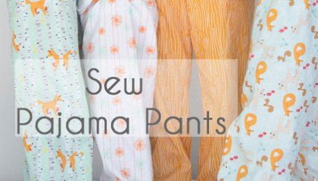 Top 5 Tutorials of 2014 - Pajamas Sew Pajamas, Diy Pajamas, Sew Pajama Pants, Kids Pajamas Pattern, Melly Sews, Pants Tutorial, Pajamas Pants, Pajama Pattern, Pj Bottoms