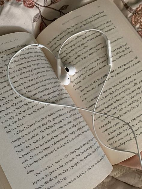 book | airpods | earbuds | reading Bookcore Wallpapers, Danny Ocean, Reading Aesthetic, 2022 Vision Board, Books Aesthetic, Music Aesthetic, Foto Ideas Instagram, Vision Board 2023, 2023 Vision Board