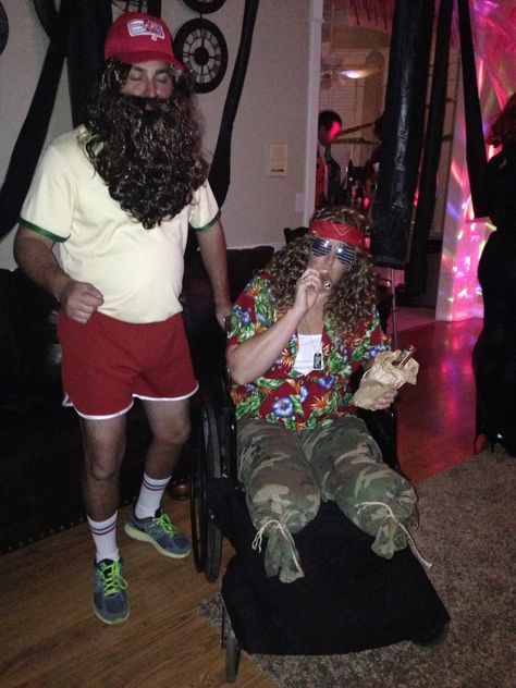 Lt Dan and Forrest Gump Halloween Costume Forest Gump And Lieutenant Dan Costume, Lt Dan Costume, Lieutenant Dan Costume, Forrest Gump Halloween, Forrest Gump Halloween Costume, Lt Dan, Lieutenant Dan, Forest Gump, Clever Halloween