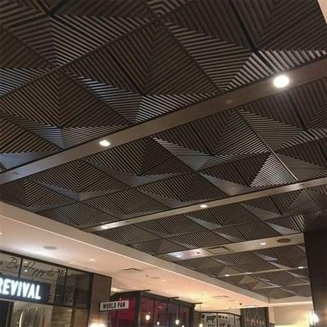 Office Ceiling Tiles, Ceiling Light Ideas, Kitchen Ceilings, Ceiling Lights Kitchen, Metal Ceiling Tiles, Acoustic Ceiling Tiles, Office Ceiling, Lights Kitchen, Open Ceiling