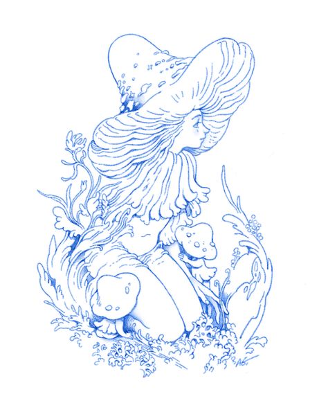 Plakat Design Inspiration, Creature Fantasy, Mushroom Tattoos, Fairy Drawings, Mushroom Fairy, Arte Inspo, Arte Sketchbook, Mushroom Art, Fairy Art