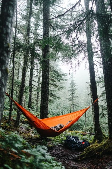 "🌿🛏️ Relax in style with hammock camping! Enjoy the ultimate comfort while swinging between the trees and soaking in nature. 🌲☀️ #HammockCamping #RelaxInNature #OutdoorComfort" Outdoor Comfort, Hammock Camping, Relaxed Style, In Nature, Hammock, In Style, Outdoor Living, Trees, Tshirt Designs