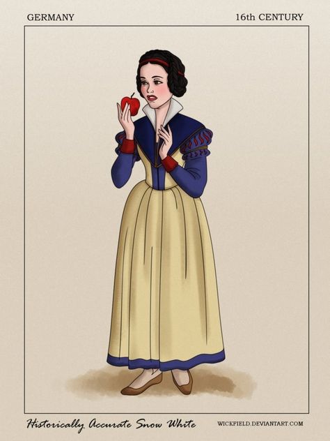 Snow White Fanart, Buzzfeed Disney, Disney University, Disney Prince, Disney Illustration, German Outfit, Disney Princess Drawings, Disney Princes, Princesa Disney