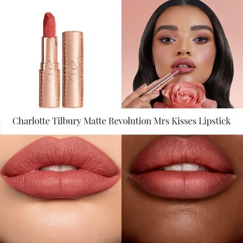 Charlotte Tilbury Looks, Miss Kiss, Charlotte Tilbury Lipstick, Charlotte Tilbury Matte Revolution, Lip Collection, Maybelline Lipstick, Everything Aesthetic, Charlotte Tilbury Makeup, Makeup Tip