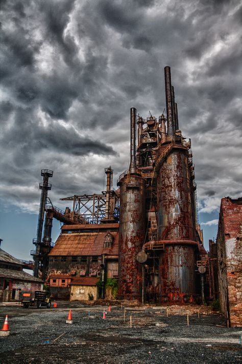 Steampunk Building, Chemical Factory, Bethlehem Pennsylvania, Steel Factory, Bethlehem Steel, Abandoned Factory, Youngstown Ohio, Steel Mill, Bethlehem Pa