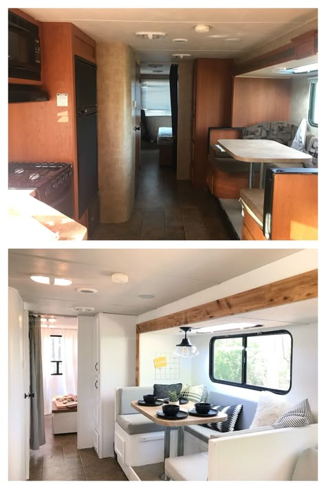 Awesome 16 Camper Remodel Ideas That Will Inspire You to Hit the Road https://camperlife.co/2019/07/25/16-camper-remodel-ideas-that-will-inspire-you-to-hit-the-road/ Once you receive an RV you know you have somewhere to live no matter what. An RV is a wonderful procedure to travel in comfort. Sport Utility RVs (or ... Camper Remodel Ideas, Tattoo Dream, Architecture Renovation, Camper Trailer Remodel, Vintage Camper Remodel, Caravan Renovation, Diy Camper Remodel, Rv Makeover, Trailer Living