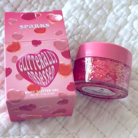 Colourpop Limited Glitterally Obsessed Body Glitter Gel Sparks New Pink Body, Body Glitter, Highlighter Makeup, Glitter Gel, Highlighter, Womens Makeup, New Color, Glitter, Makeup