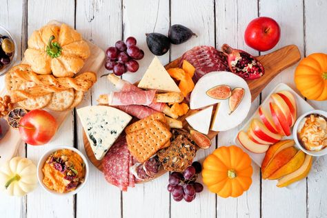 These 10 Fall Grazing Boards Are Major Eye Candy Taco Platter, Baked Brie Cheese, Cheese Twists, Fig Spread, Charcuterie Plate, Breakfast Platter, Candied Sweet Potatoes, Charcuterie Recipes, Healthy Fall