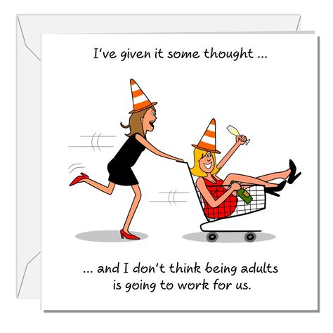 Funny Birthday Card Her Friendship Female Girl Friend Mum Humorous Party Cheeky BFF SWIZZOO - Etsy UK Funny Birthday Card, Friendship Cards, Female Girl, Girl Friend, Female Friends, Funny Birthday Cards, Card Sketches, Greeting Card Design, Birthday Humor