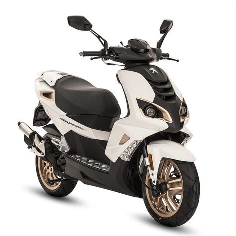 Cheaper Limited Edition Peugeot Speedfight Scooters | ResCogs Yamaha Fz Bike, Fz Bike, 125cc Motorbike, Vespa Gts 125, 125cc Scooter, 50cc Moped, Scooter 50cc, White Motorcycle, 150cc Scooter