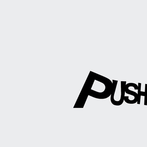 #push #logo #verbicon Word as Image!  http://www.akashharlalka.com/works/semantics-word-as-image/ Typography Words Creative, Word As Image Typography, Push Typography, Word Related Images, Type As Image Typography, Playful Typography Design, Word As Image, Word Graphics, Clever Logo Design