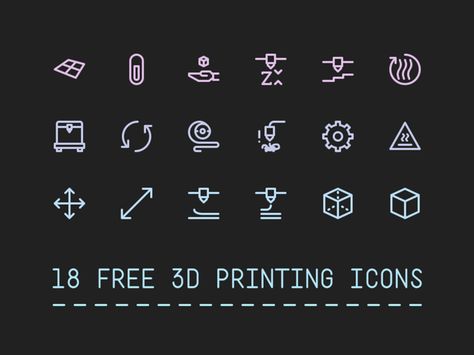 3D Printing Icons by Dolichocephalist 3d Printing Logo, 3d Words, Printing Logo, Cheap Pendant Lights, 3d Printer Diy, 3d Printed Metal, 3d Printing Service, Business Venture, Social Media Pages