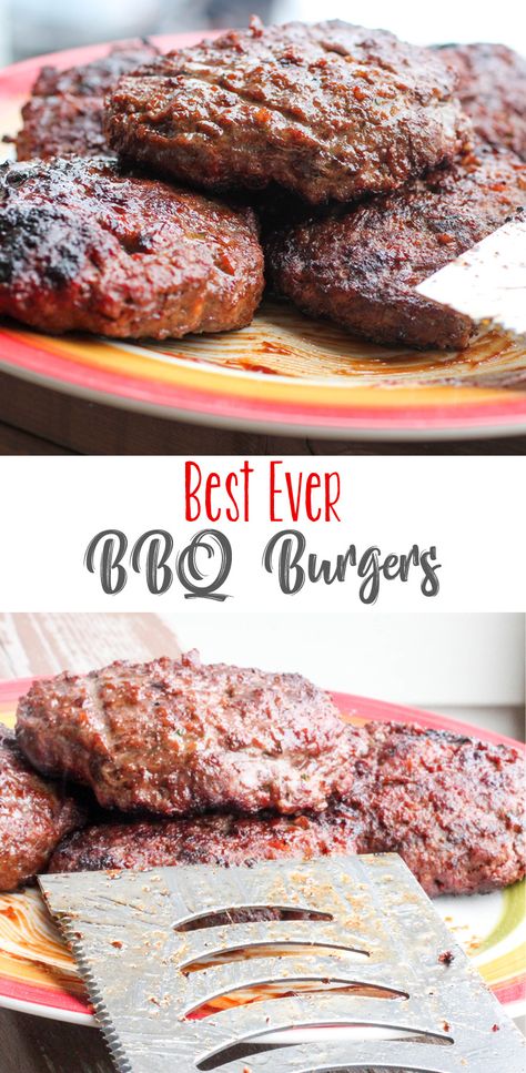 Best Grilled Burgers, Bbq Burger Recipes, Bbq Hamburgers, Best Homemade Burgers, Barbecue Burgers, Grilled Burger Recipes, Bbq Burger, Hamburgers Grilled, Best Burger Recipe