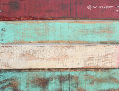 How to Achieve the Weathered Paint Look Color Washed Wood, Distressing Painted Wood, Distressed Wood Furniture, Rustic Painting, Weathered Paint, Pallet Painting, How To Make Paint, Distressed Painting, Home Inspiration