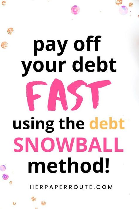 What is the debt snowball method? how to pay off debt fast using the Dave Ramsey plan. Personal finance, paying off debt #debtfree #payoffdebt #snowballmethos #debtsnowball #debt #money #moneymanagement @HerPaperRoute Dave Ramsey Debt Snowball, Debt Snowball Spreadsheet, Debt Snowball Calculator, Pay Off Credit Card Debt, Snowball Debt, David Ramsey, Debt Payoff Plan, Debt Avalanche, Total Money Makeover